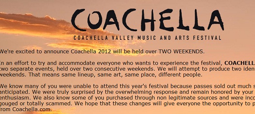 Das doppelte Coachella