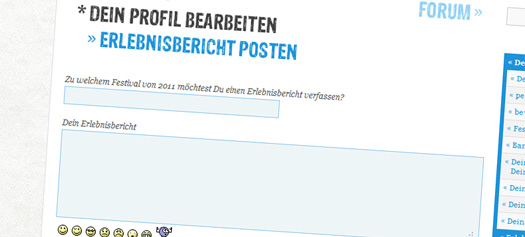 Dein Festivalbericht für alle