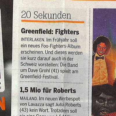 Die Foo Fighters kommen ans Greenfield 2011!