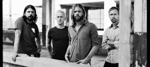 Endlich in Gampel: die Foo Fighters