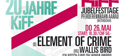 Happy Birthday, KiFF! - Gratis an die Jubelfesttage nach Aarau