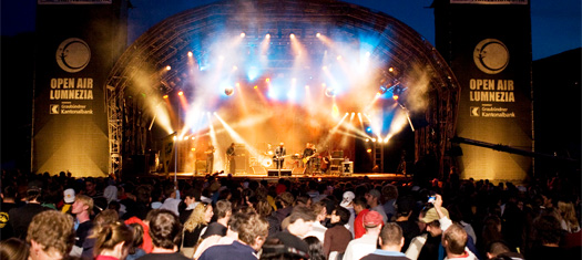 Die Tradition im Bündnerland - Gratis ans Open Air Lumnezia 2011 zu The Roots, Skunk Anansie & Co