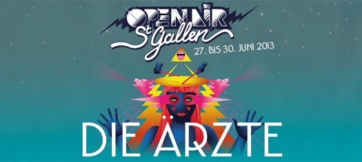 Open Air St. Gallen 2013: Die Ärzte zum Abschluss