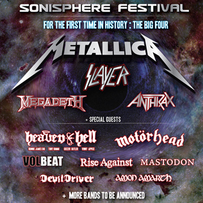 Sonisphere Schweiz neu mit Camping ab Donnerstag
