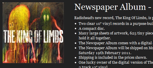 Ende Woche kommt das neue Radiohead-Album