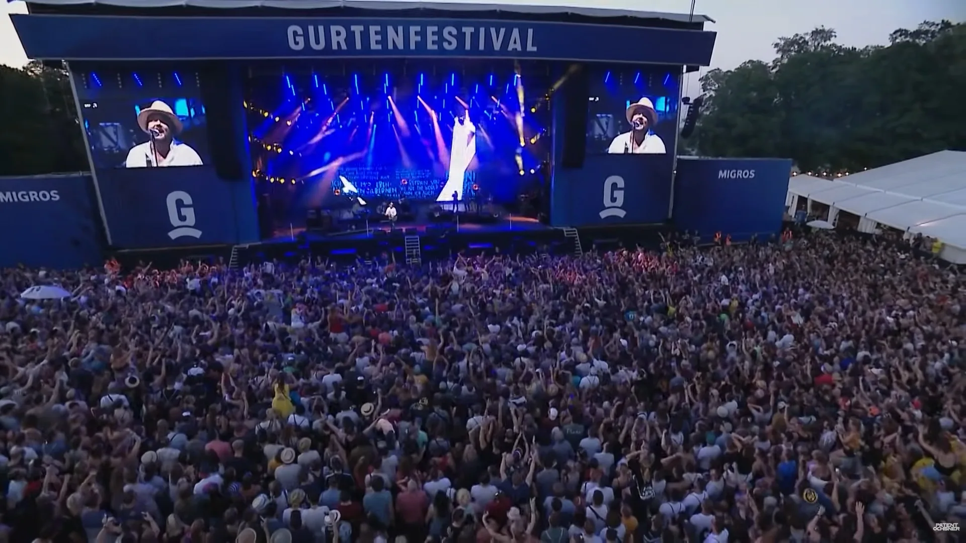 Patent Ochsner bei ihrem Auftritt am Gurtenfestival 2019.