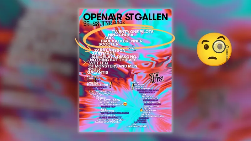 Das steckt hinter dem Line-Up des Open Air St. Gallen 2026